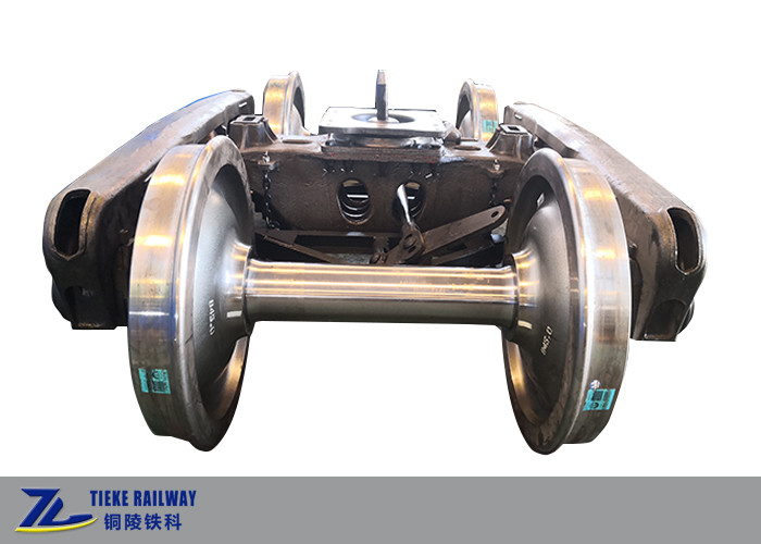 1000 mm Demiryolu Çizgisi Bogie Ağır Yük İki Axle döküm vagonu Bogie 60 Ton / 70 Ton