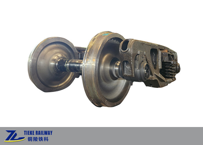 1000 mm Demiryolu Çizgisi Bogie Ağır Yük İki Axle döküm vagonu Bogie 60 Ton / 70 Ton