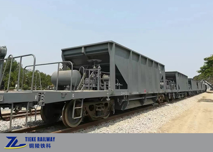 1000mm Metre Ölçer Demiryolu Balast Hazne Vagonu Ödeme Yükü 40T Kapasite 25 Metreküp