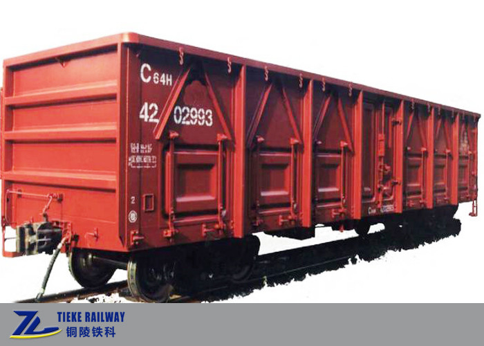 61t Yük Üstü Açık Vagon Tren Arabası Genel Ürünler İçin 80 Km/H