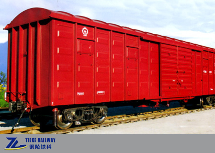 70t Yük 8 Tekerlekli Demiryolu Kutusu Vagon Araba Tren Ark Kapağı 120km / H korozyona dayanıklı