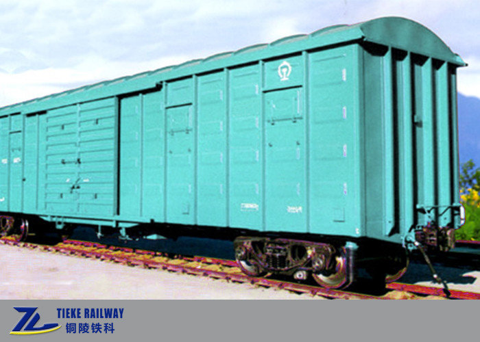 70t Yük 8 Tekerlekli Demiryolu Kutusu Vagon Araba Tren Ark Kapağı 120km / H korozyona dayanıklı