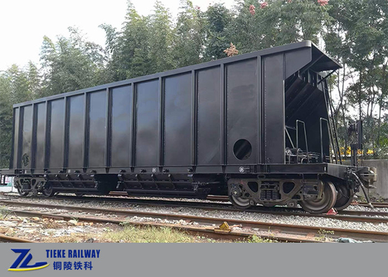 90T Hızlı Tahliye Demiryolu Cevher Haznesi Vagonları 1435mm Ölçer AAR Hava Freni